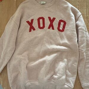 Oat Collective XOXO Long Sleeve Sweatshirt